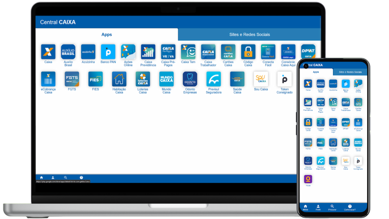 Central CAIXA App - Digitale Inklusion für Caixa Econômica Federal